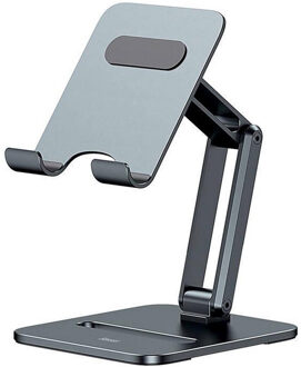 Baseus Desktop Biaxial Foldable Stand - Verstelbaar - Voor tablet, telefoon of e-reader - Grijs - One size