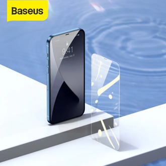 Baseus Full Cover Tempered Glass for iPhone 12 Max Screen Protector Glass Soft Edge Glass For iPhone 12 Pro Pro Max Film Case