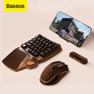 Baseus Game Suit USB Type-C Phone Holder Keyboard Mouse Base Control for Android iOS System Wireless 4.0 Game Peripheral Gamepad