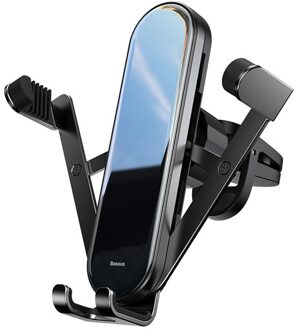 Baseus Gravity Car Phone Holder Universal Phone Holder Sensing Auto Grip Stand Steady bevestigingsbeugel Voor Smart Mobile Phone Stand zwart