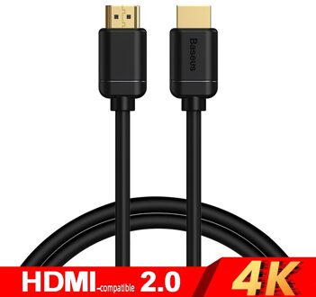 Baseus Hdmi-Compatibele Kabel Voor Xiaomi Mi Doos 48Gbps Digitale Voor PS5 PS4 8K 2.1 4K 2.0 Hdmi-Compatibel Splitter 8K/60Hz Kabels 4K HD kabel / 1m