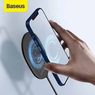 Baseus Light Magnetic Wireless Charger For iPhone 12 12Pro Max Portable Charger For iPhone 12 Mini Ultra Thin Charger Fast