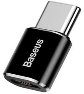 Baseus Micro-USB naar USB-C adapter - OTG - Zwart - One size