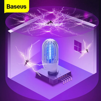 Baseus Mosquito Killer Lamp LED Electronic Bug Zapper Insect Killer Flies Trap Lamp Socket Electric Anti Mosquito Night Light
