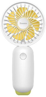 Baseus Portable Handheld Fan 3-Speed Mini Usb Oplaadbare Ventilator Met 1500Mah Powerbank Batterij Rustig Desktop Persoonlijke Koeling fan