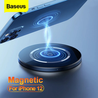 Baseus Qi Magnetic Wireless Charger For iPhone 12 11 Pro Max X Mini Induction 15W PD Fast Charging Pad For Samsung Xiaomi Huawei