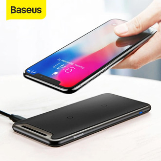 Baseus Qi Wireless Charger For iPhone Xs Max XR Samsung S9 Note 10 Xiaomi Desktop Wireless Charger Wireless Charging Pad Station