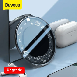 Baseus Upgrade 15W Wireless Charger For iPhone 11 X Xs Max Xr 8 Plus Fast Wireless Phone Charger For Samsung S10 S9 Xiaomi MI9
