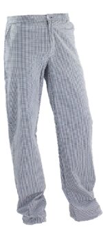 BASIC Bakkersbroek Zwart/witS