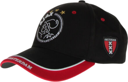 Basic Cap Junior Zwart Met Logo En Wapen