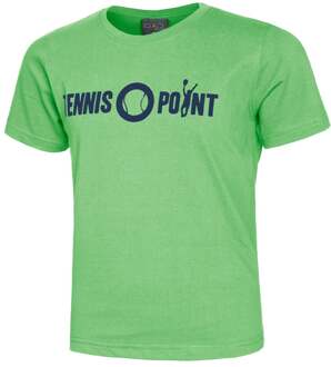 Basic Cotton T-shirt Kinderen lichtgroen - 128