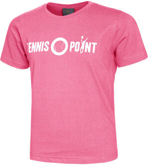Basic Cotton T-shirt Kinderen pink - 140,152