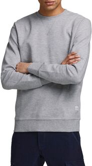 Basic Crew-neck Sweatshirt Heren Grijs - XL