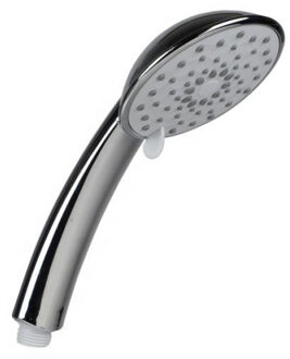 basic douchekop - met 5 functies - 24 cm - zilver - kunststof - Douchekoppen