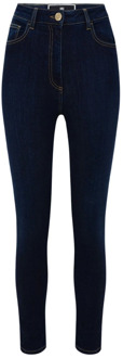 Basic Five Pocket Skinny Jeans Elisabetta Franchi , Blue , Dames - W31