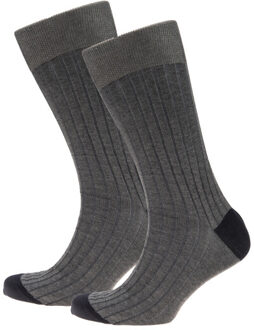 Basic grey sokken Grijs - 43-46