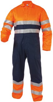 BASIC LINE Limoges | Overall Marineblauw/Oranje