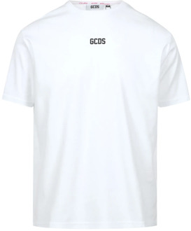 Basic Logo Regular Katoenen T-shirt Gcds , White , Heren - Xl,L,M