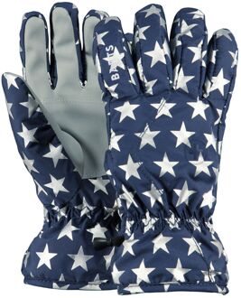 Basic Skihandschoenen Kids Unisex - Blue Stars - Maat 5 (circa 8-10 jaar)