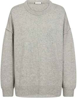 Basic sweater Maja  grijs - XS,S,M,L,XL,