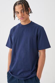 Basic T-Shirt Met Crewneck, Navy