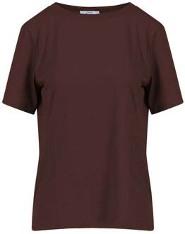 Basic T-shirt Regular  bruin - XS,S,M,L,XL,