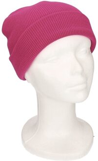 Basic winter muts roze voor meisjes