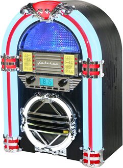Basic XL, Retro Jukebox met AM/FM radio en CD-speler