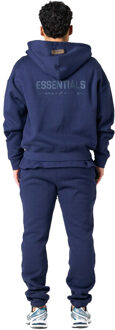 Basic zipper trainingspak Blauw - L