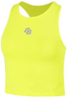 Basica Corta Tanktop Dames-Geel - L,XL