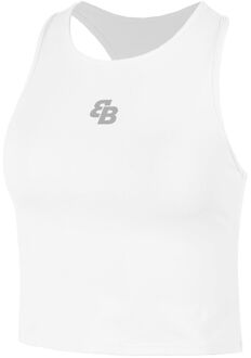 Basica Corta Tanktop Dames-Wit - L