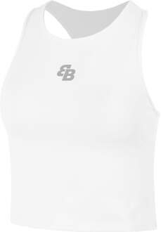 Basica Corta Tanktop Dames-Wit - S,M,L,XL
