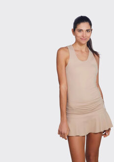 Basica Tanktop Dames-beige - S,M