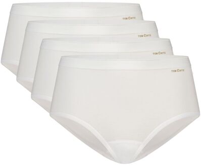 Basics Midi Slip 4-pack Wit-XL - XL