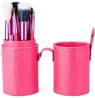 Basics Penseel Basics Makeup Brush Set Pink 12 st