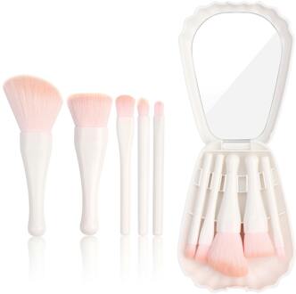 Basics Penseel Basics Makeup Brush With Mirror 4 st