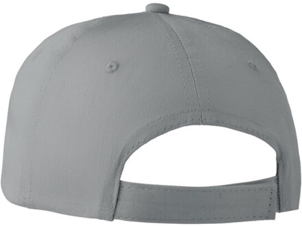 Basie 6 paneel baseball cap Grijs - One size