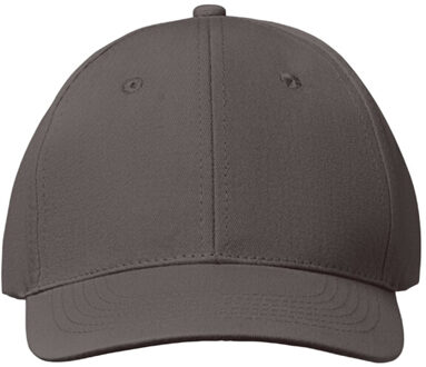 Basie 6 paneel baseball cap Grijs - One size