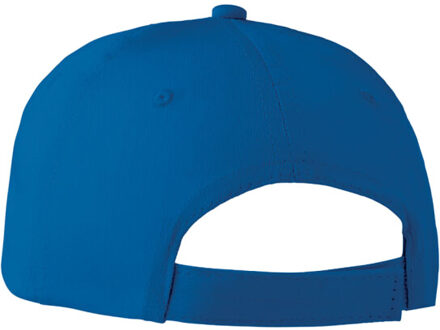 Basie 6 paneel baseball cap - maat One size Blauw