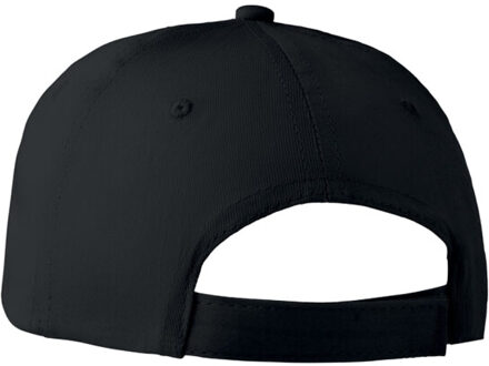 Basie 6 paneel baseball cap - maat One size Zwart