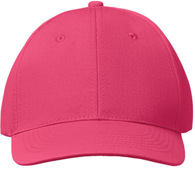 Basie 6 paneel baseball cap Roze - One size
