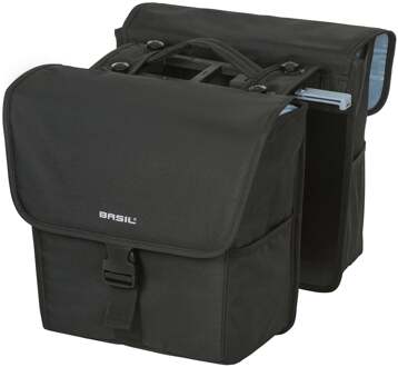 Basil Dubbele fietstas Basil Go Double MIK - 32 liter - solid black