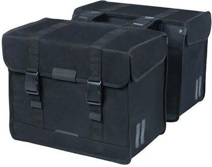 Basil Dubbele fietstas Basil Kavan Eco Classic 68 Liter - Zwart