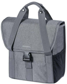 Basil Enkele fietstas / pakaftas Basil GO Single Bag 16 liter - grijs