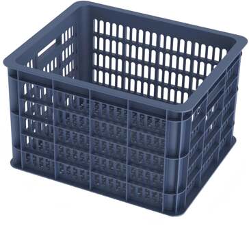 Basil Fietskrat Basil Crate medium 33 liter - Bluestone