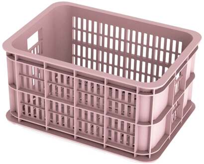 Basil Fietskrat Basil Crate Small 25 Liter - Faded Blossom
