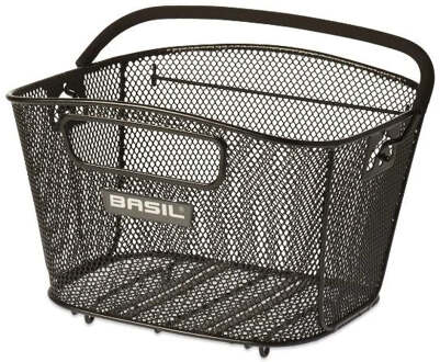 Basil Fietsmand Basil Bold klein - inclusief Clever bevestigingssysteem - zwart