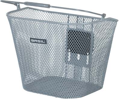 Basil Fietsmand Basil Bremen KF - zilver (zonder houder)