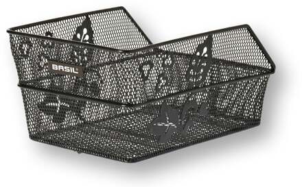 Basil Fietsmand Basil Cento Flower S - zwart