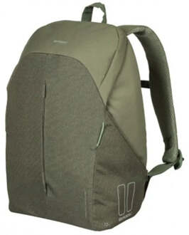 Basil Fietsrugzak voor 15,6inch laptop Basil B-Safe Commuter - 18 liter - olive groen